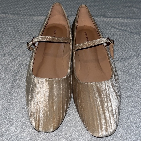 TSKO COSKI Womens Velvet Mary Jane Ballet Flat Size 38 US Size 7.5 - Picture 7 of 12
